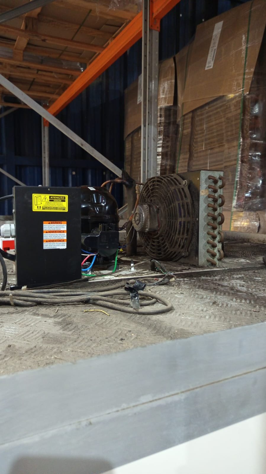 Reparo condensadora câmara fria industrial